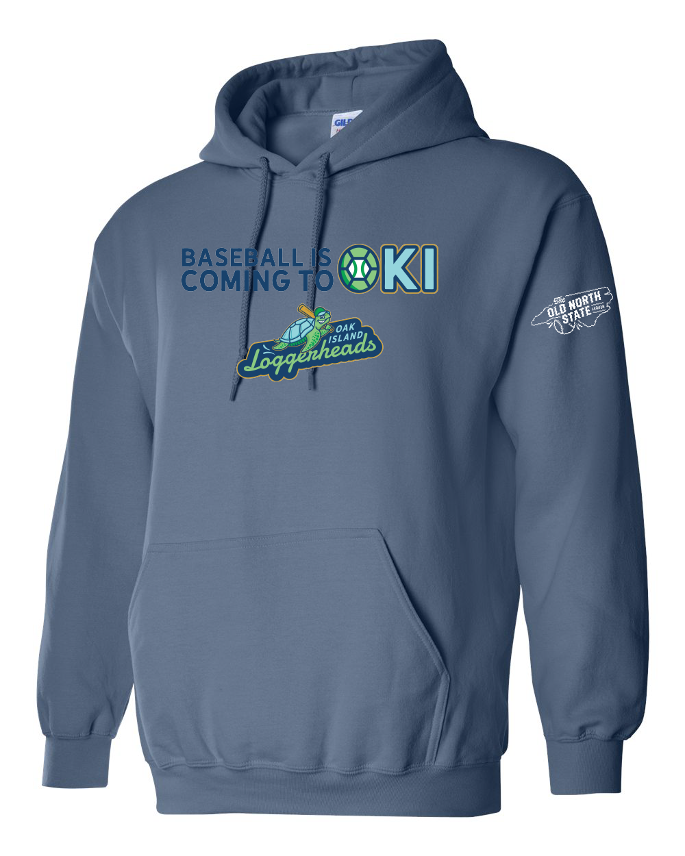 OKI Loggerheads "Coming to OKI" Unisex Heavyweight Hoodie (check out different color options)