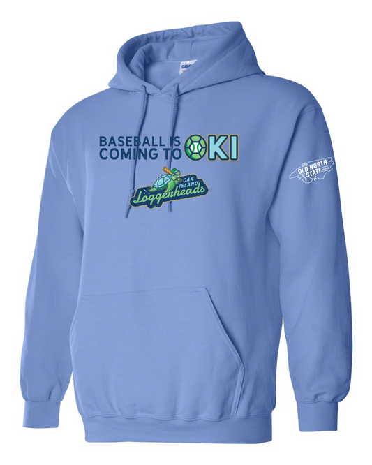 OKI Loggerheads "Coming to OKI" Unisex Heavyweight Hoodie (check out different color options)